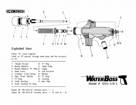 Minor Repair Kit for Purple 1200 Gun